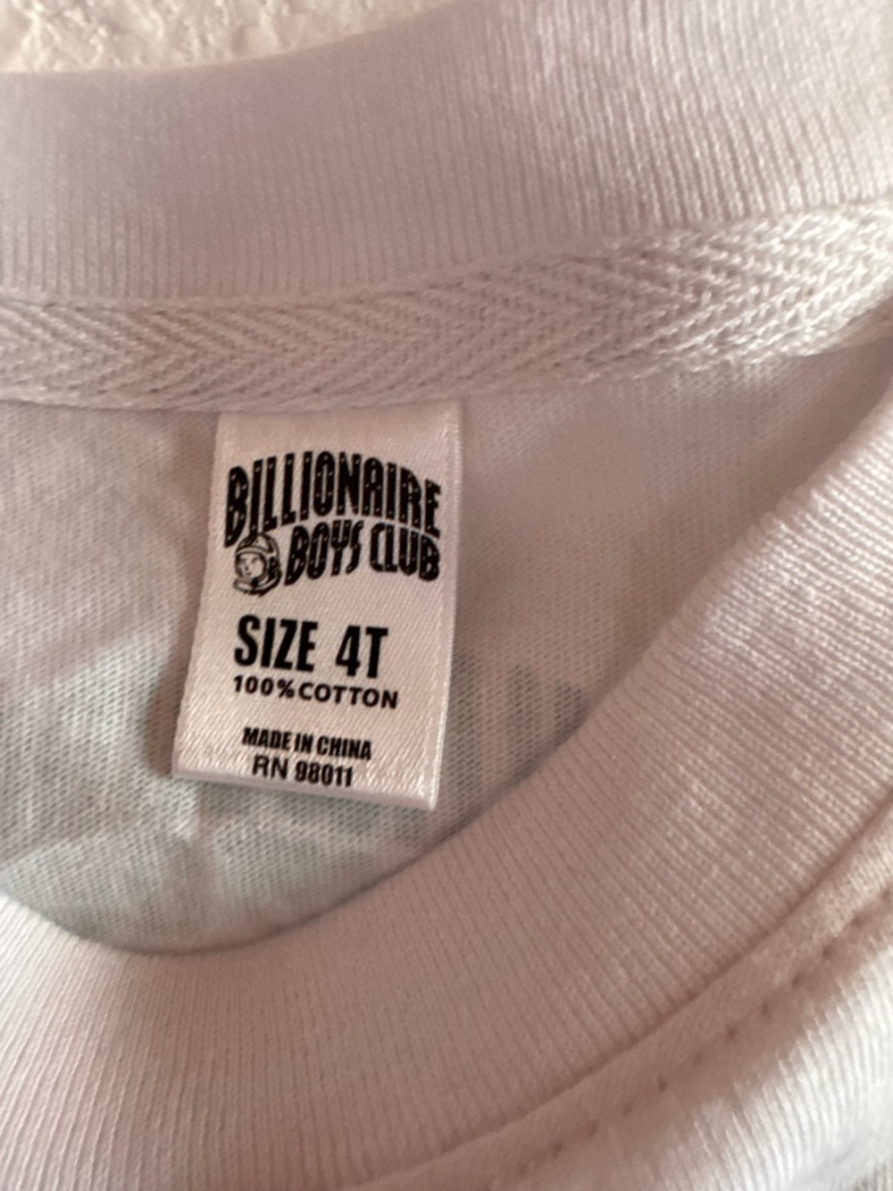 Billionaire Boys Club Astro Cruise SS Tee (Bleach White) Sz: 4T $45 - Picture 4 of 6